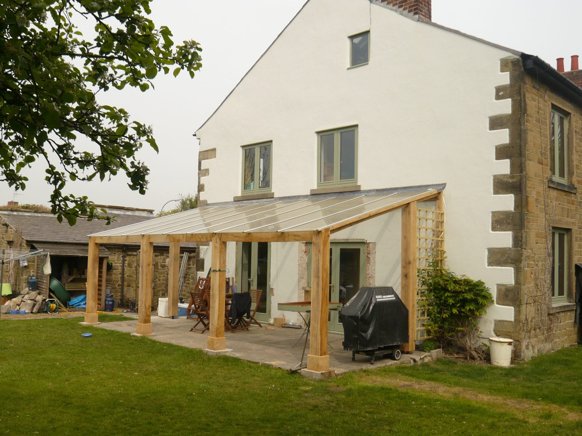 Green Oak veranda