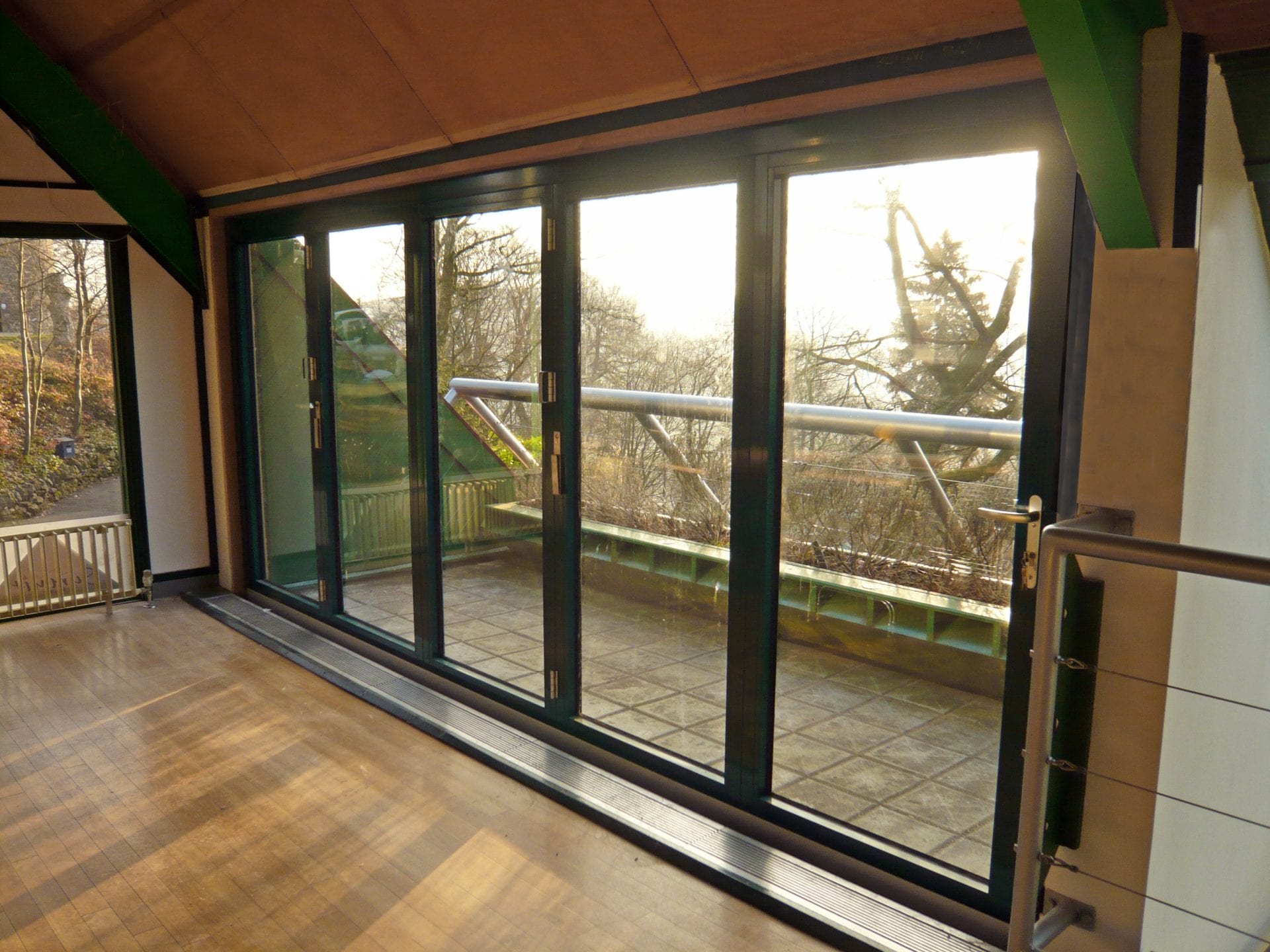 Lift and slide doors made from sustainable timber