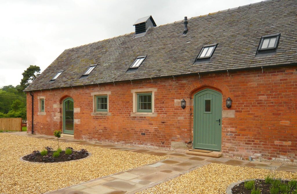 The Ems Farm project with heritage windows and doors from sustainable wood and double glazing