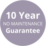 10 year no maintenance guarantee icon