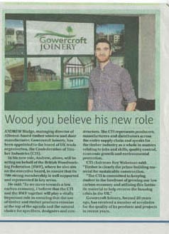 Gowercroft featured in news