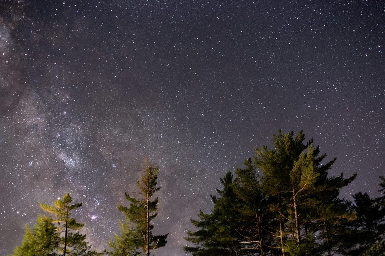 a starry night to represent eco sliding sash windows