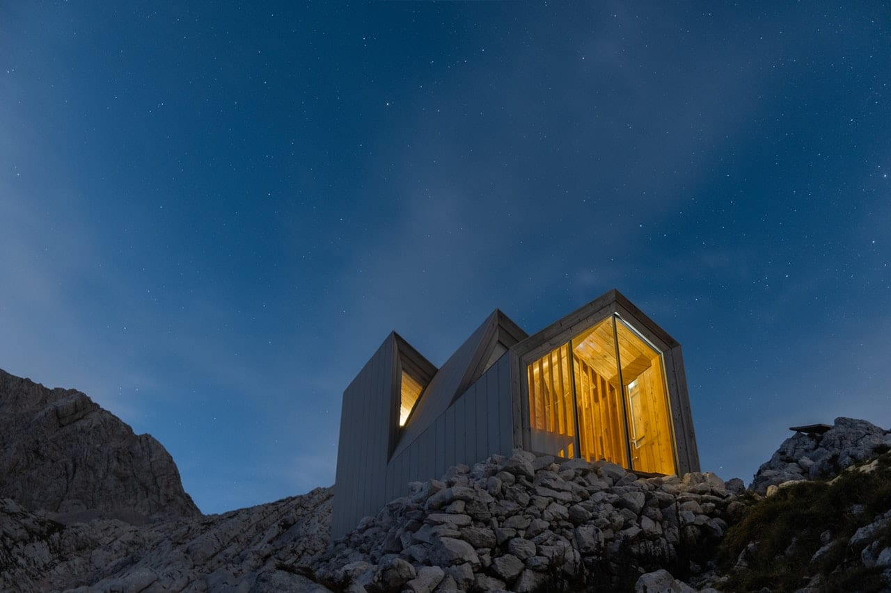 Tatra sliding sash windows installed in a remote mountain top locations