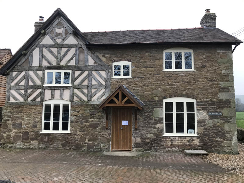 Listed building after renovation by the heritage window company Gowercroft