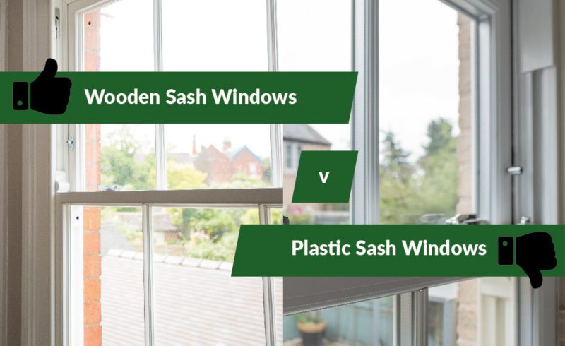 Wooden sash windows v plastic sash windows main image