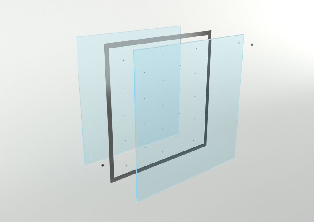 Cross section of heritage window vacuum glazing that will last a lifetime