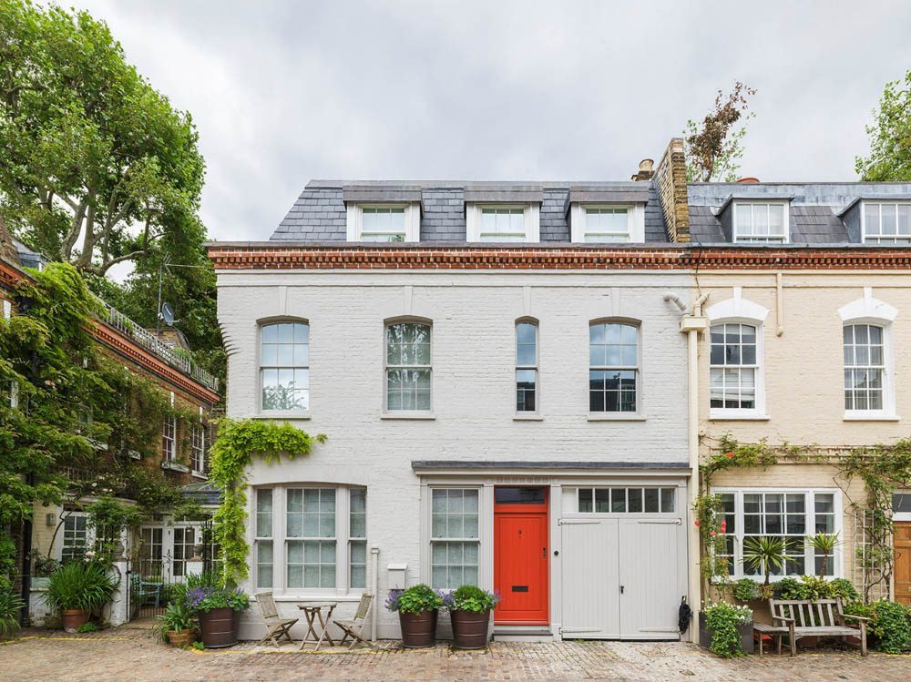 Heritage windows in Deep Mews, retrofitted deep sustainability project with heritage windows