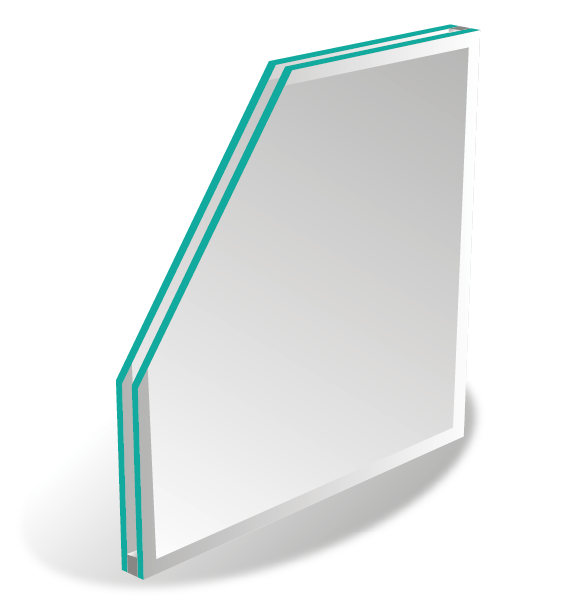 Heritage Windows: Slim double glazing diagram