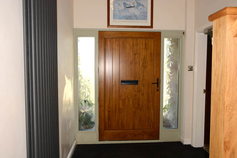 wooden entrance door matlock